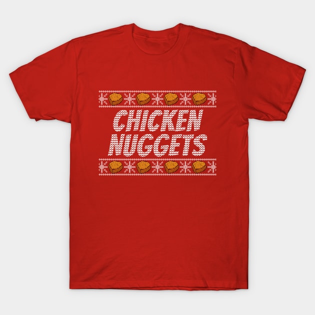 Christmas Chicken Nuggets T-Shirt by LunaMay